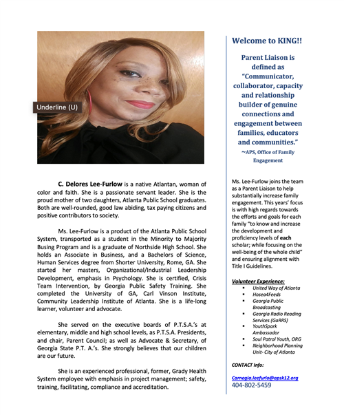 Parent Liaison Bio